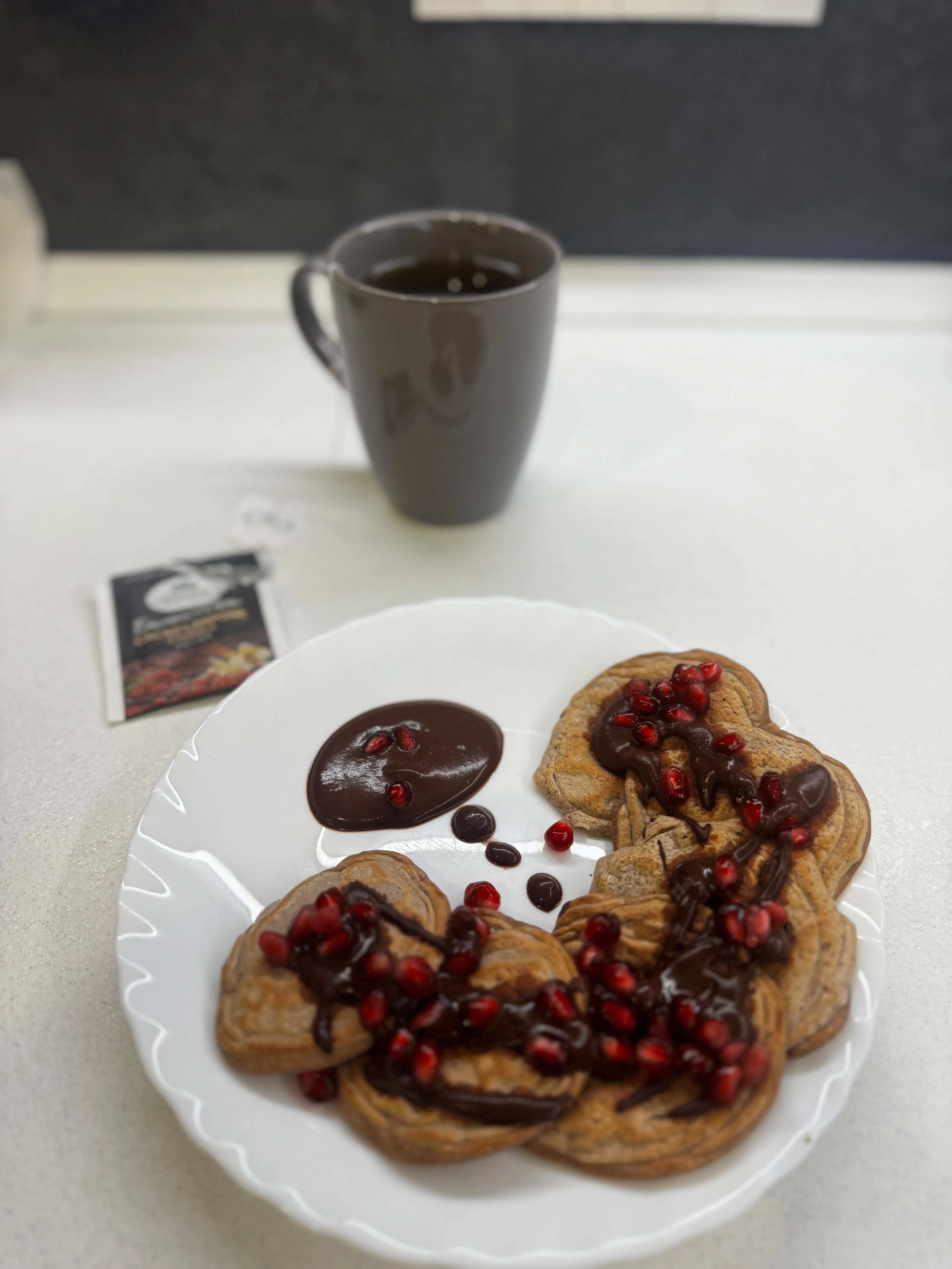 Pancake con cappuccino